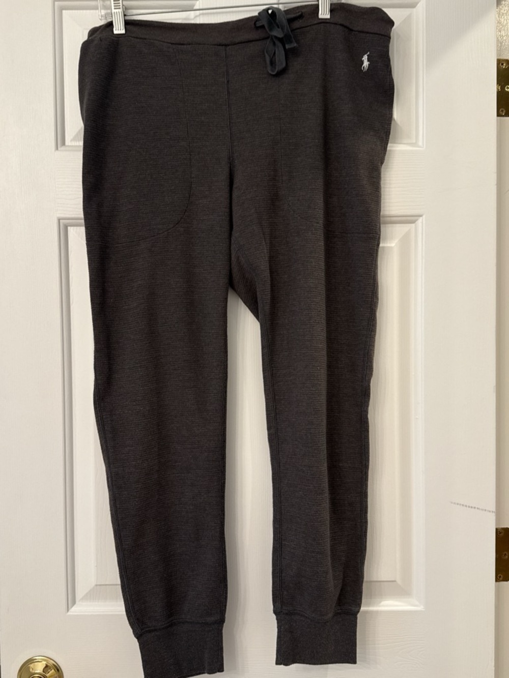 Ralph Lauren Gray Jogger Sweatpants with Drawstring, Size L